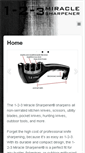 Mobile Screenshot of 123miraclesharpener.com