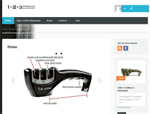 Tablet Screenshot of 123miraclesharpener.com